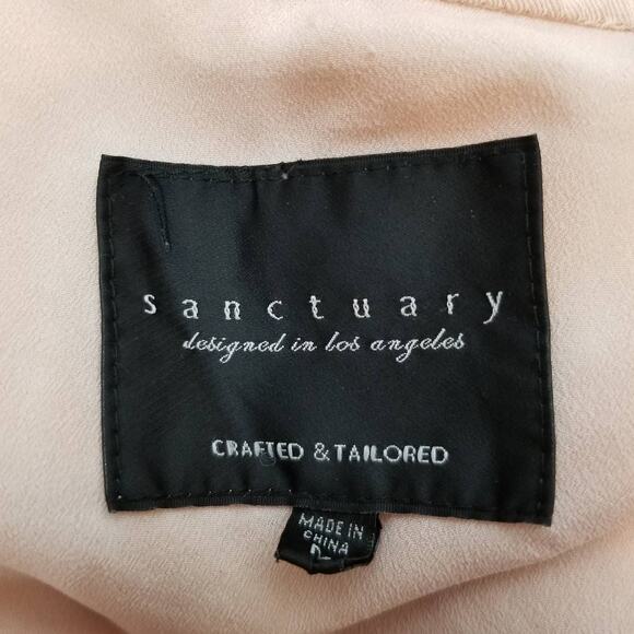 Sanctuary Pilot Bomber Jacket Revolve Zip Front Size M Medium - Picture 4 of 7